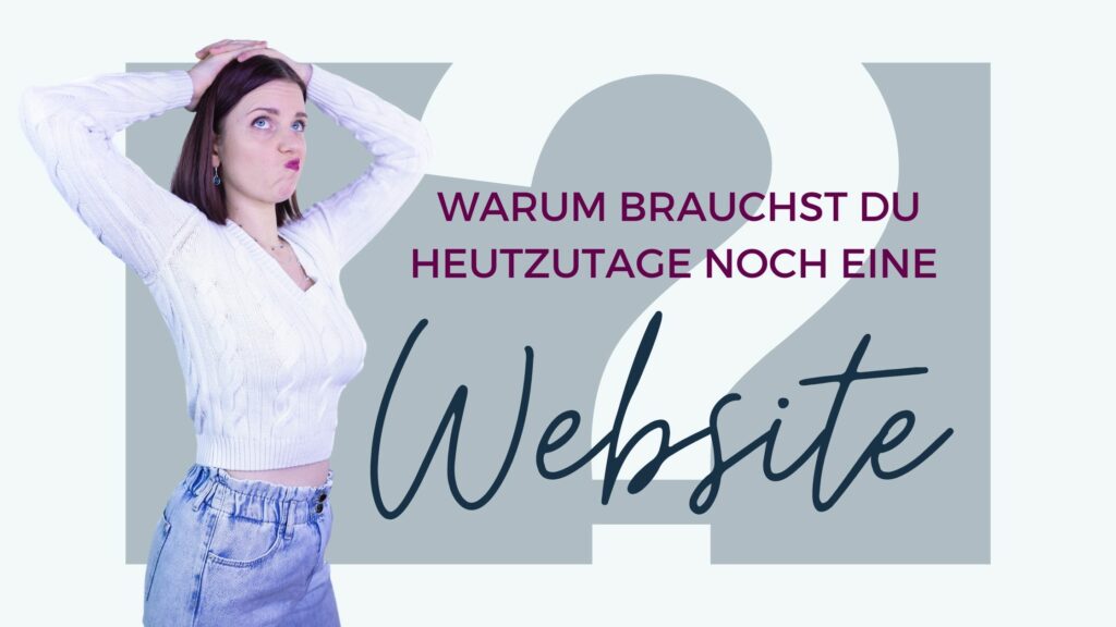 Warum brauchst du eine Website - Nicole Fock VA für Websites